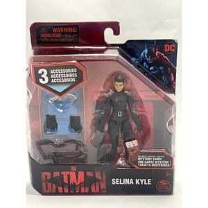 DC Comics The Batman Movie 2022 4" Action Figure Selina Kyle By Spin Master NIB